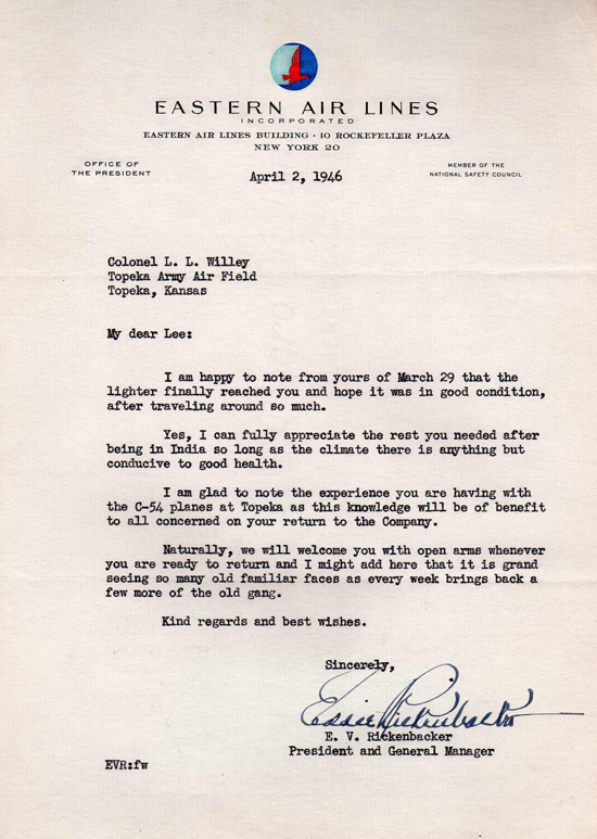 Letter, April 2, 1946